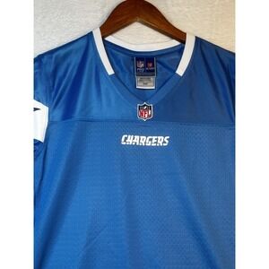 NWT NFL Pro Line Vintage Los Angeles Chargers Blank Blue Football Jersey Small